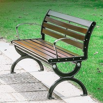 엉클트리 방부 방수 야외 벤치 원목 야외용 정원 공원 등받이 의자 등벤치, (단품)1800mm 등받이 벤치 2회도색(월넛색)