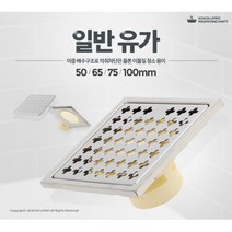 청소 편한 배수구 스텐 트랩 냄새 차단 욕실 설치 주택 오피스텔, 1개