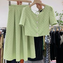 아르띠콜로 썸머 여성 투피스 세트 여름 코디 셋업