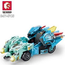 SEMBO블록 슈퍼 레이싱 자동차 장난감 브릭 빌딩 블록 DIY 롤 플레잉 스템 소장용 모델 키트 어린이 성인 선물, CHINA, NO BOX3