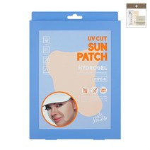 션리 유브이 컷 선패치 하이드로겔 (TYPE_B) (4매) (+선크림 샘플 1ml 5매 증정) 자외선 차단 패치 골프 등산 야외활동, 1개 (4매입), TYPE_B