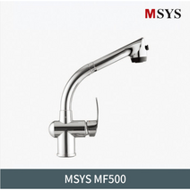 한샘 MSYS MF500 수전 거위목 엠시스 주방 싱크대 원홀 크롬 은색 유광 국산