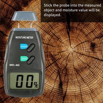 목재 함수율 측정기 콘크리트 수분 MD-4G 4 핀 목재 수분계 디지털 LCD 토양 곡물 Medidor de umidade voch, 한개옵션0