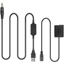 일본직발송 2. RAEISUSP DMW DCC8 BLC12 BLC12E 가상 배터리 + 5V USB 어댑터 키트 호환 모델 번호 PANASO, One Size, DMW-DCC8