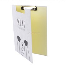 CAILOOM A4판 종이판 필기받침 서류철 클립보드 커버형 화일판 판떼기 바인더 결재판 파일판, 기본, 화이트