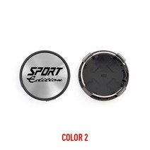 스포츠 에디션 엠 블 럼 로고 교체 허브 모자에 대 한 20 개/몫 64MM 자동차 휠 센터 모자, 02 COLOR 2