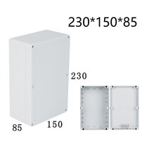 전기장비 소모품 ABS 와이어 접속 배선함 방수 전자 안전 케이스 플라스틱 상자 정리함 IP67 인클로저, [03] 83-81-56mm