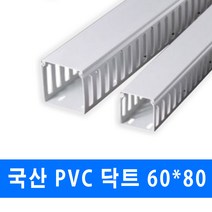 남양 케이엠 PVC 닥트 전선관정리 60x80 (15572) 2개, PVC닥트_15572_60x80_1M_2개