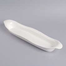 장어 접시 52x13x6cm 케이터링 부페그릇 좁고긴접시