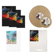 피닉스 캔버스 면천 원형 타원형 3D 검정 황마, 아사천 4P, 9999개