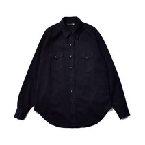 마인데님 MINEDENIM Denim Loose Western SH BLK 2304-5002