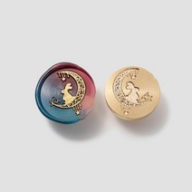 새로운 도착 DIY 왁스 인감 스탬프 빈티지 라운드 골동품 씰링 초대장 봉투 취미 도구 전용 구리 헤드 교체, 06 06