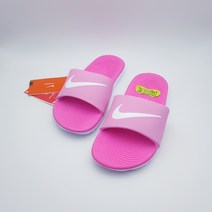 [나이키코리아 정품] NIKE KAWA SLIDE 슬리퍼 (카와 슬라이드/샤워/베나시/베네시) 핑크/화이트 819352 602 (832646 010)