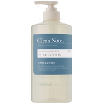 케라시스 클린노트 바디워시 퓨어코튼, 800ml, 3개