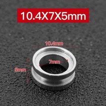 낚시 릴 라인 롤러 가이드 링 고강도 릴 부품 스피닝, 10 4 7 5mm, 협력사, 10 4x7x5mm