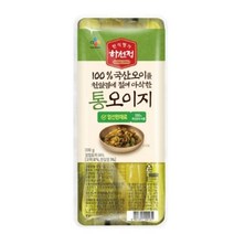 CJ더마켓 반찬 재료 집밥 가정식 탑티어 하선정 통오이지 무절임 쌈무 절임 장아찌 300G, 5개