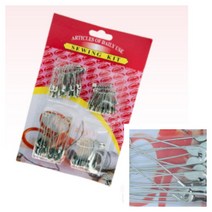 옷핀 4세트은색 시침핀 삔침 의류부자재