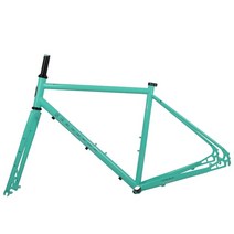 그래블자전거 그래블 바이크 입문로드자전거 입문용 초보 해안 Cx01 자전거 프레임 700c 자갈 크롬 몰리브, 02 green_05 56cm(185-195cm)