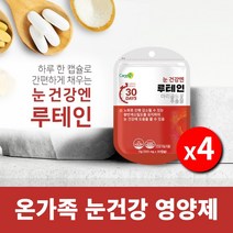 안구 망막 각막 노안 눈 시릴때 건조할때 침침할때 따가울때 간지러울때 영양 공급 에 좋은 먹는 시력 눈건강 황반변성 루테인 영양제, 4BOX(4개월분)