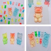 에코비누비 휴대용 꼬마곰비누 큰곰돌이 비누 만들기 키트 (몰드 2가지선택) 단체체험 세트, 큰곰돌이몰드2개