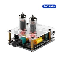 진공관 앰프 키트 블루투스앰프모듈 aiyima 업그레이드 된 6k4 튜브 프리 앰프 증폭기 hifi 튜브 프리 앰프 담즙 버퍼 auido amp 스피커 사운드 앰프 홈 시어터, 6a2 진공관 프리앰프