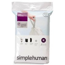 미국발송 심플휴먼 Simple Human 쓰레기통 라이너 40 L 1.18mil