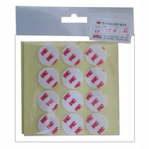 3M PE폼 양면테이프 원형 25mm 36P 포맥스부착 양면테이프초강력 LED전구