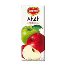 델몬트 드링크 사과, 200ml, 32개