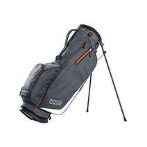 Izzo 울트라 라이트 스탠드백 캐디백 골프 가방, Grey/Orange, Grey/Orange