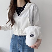 그램/미니크롭후드집업