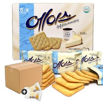 해태 에이스 뉴욕치즈케이크맛(15봉지 x 10곽) 1박스(+밀크츄 2개포함), 1박스