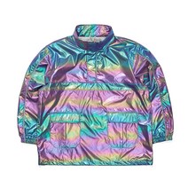 비에스래빗 2223 BSRABBIT RTR ANORAK JACKET HOLOGRAM GREEN 보드자켓