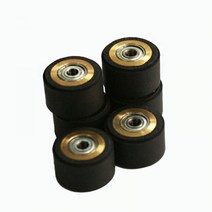 10pcs 핀치 롤러 roland mimaki gcc liyu graphtec 잉크젯 프린터 비닐 커터 절단 플로터 롤 5x11x16mm 고무 구리 코어, 4x10x14