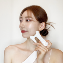 뉴오르 바디 얼굴 괄사 마사지, 1개