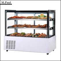 업소용 냉장 쇼케이스 반찬 냉장고 제과 카페 매장용, 럭셔리커브드후면도어160x65x123cm