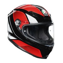 [AGV] K6 E2205 MULTI - HYPHEN BLACK/RED/WHITE XL