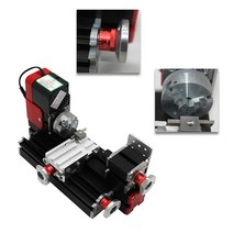 기계선반 부품 다기능 미니 선반 기계 소형 금속 메이커 도구 변압기 직소 금속 Lathe