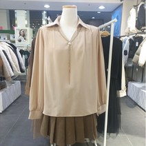 밸리걸 [밸리걸]큐빅 포인트 카라 블라우스 388770