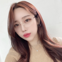 블루라이트 차단 기능 동글이 메탈테 시력보호 가벼운 안경 G07714901