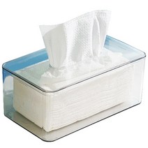헬로요니 각티슈케이스 사각 원형 미니 티슈커버 휴지곽 두루마리 휴지, 1개, 투명 다비치 각티슈