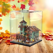 레고 아이디어 오래된 낚시가게 21310 아크릴 디스플레이 케이스 장식장 진열장