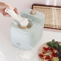 아이스크림제조기 젤라또 기계 슬러시 가정용, 브루노 아이스크림 메이커 민트 그린