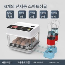 Ciliver 통달 부화기 소형 가정용 전자동 스마트 닭 오리 거위 비둘기 공작 부화기 앵무새 부화기, 1개, 심플 1종 나사 6매 화이트 싱글