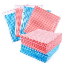 KP 물결행주(100장) (반포장 완포장) 홍보용 판촉용, 블루 대(38x38cm) 반포장