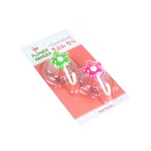 1+1 우일 플라워 흡착 행거 2P D-3965 -O, 4개