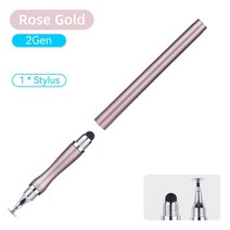 태블릿 터치팬 태블릿 pc 터치팬 2 인 1 스타일러스 펜 Femoro 범용 드로잉 태블릿 정전식 스크린 터치, 한개옵션1, 03 Rose gold 2nd