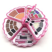 BR- 올인원 메이크업 세트 - 아이쉐도우 블러쉬 립 글로스 마스카라 왁스, Shell, Light Pink