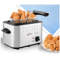 햄버거집 전기 튀김기 프라이 돈까스 치킨 핫도그, 32808 (1.5L) 라운드