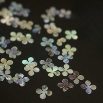 자개 네일 자개재료 전복 껍질 조각 네일 아트 네잎꽃