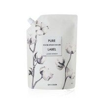 PURE LABEL 퓨어라벨 대용량 세탁세제 프레쉬코튼 리필 1L
